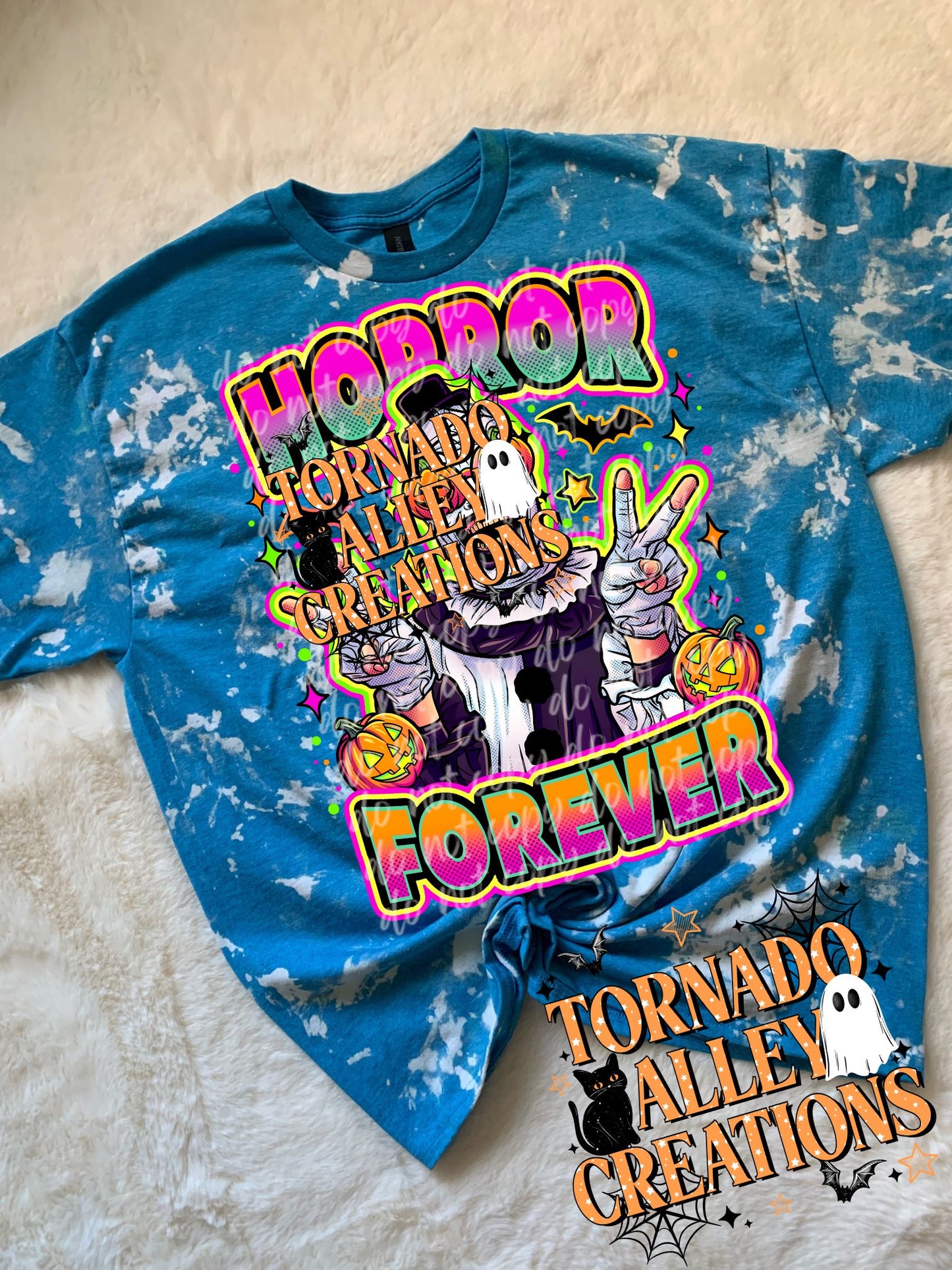 Horror Forever Bleached Tee