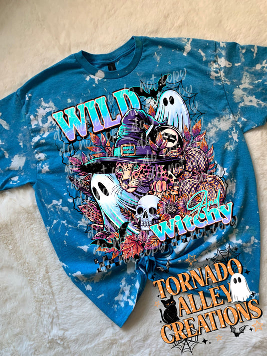 Wild Witchy Bleached Tee