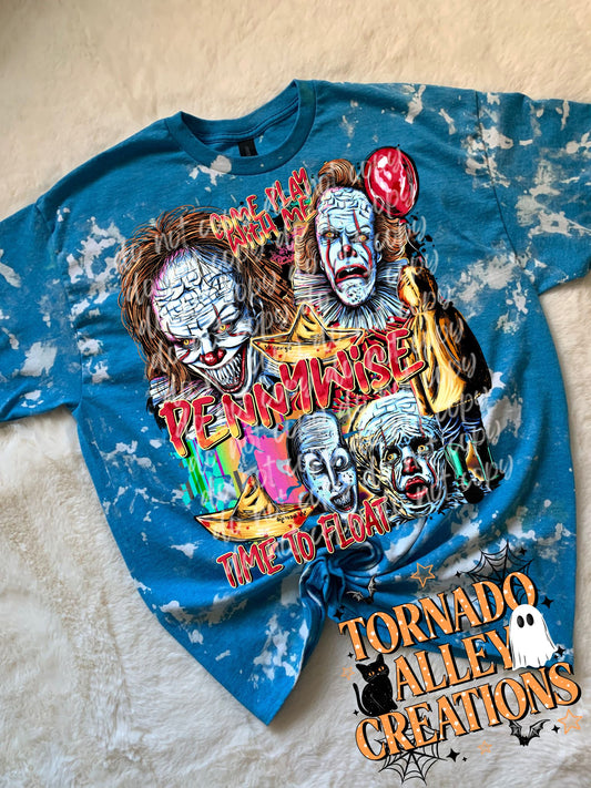 Time to Float Bleached Tee