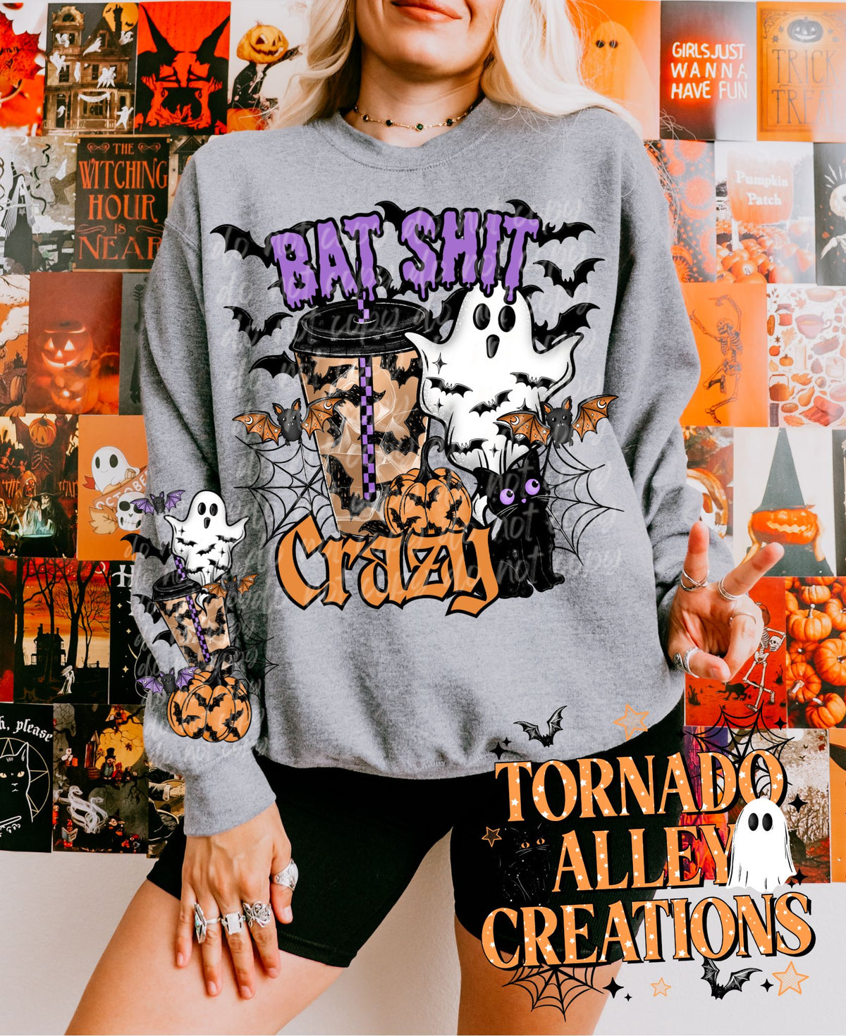 Bat Crazy Crewneck