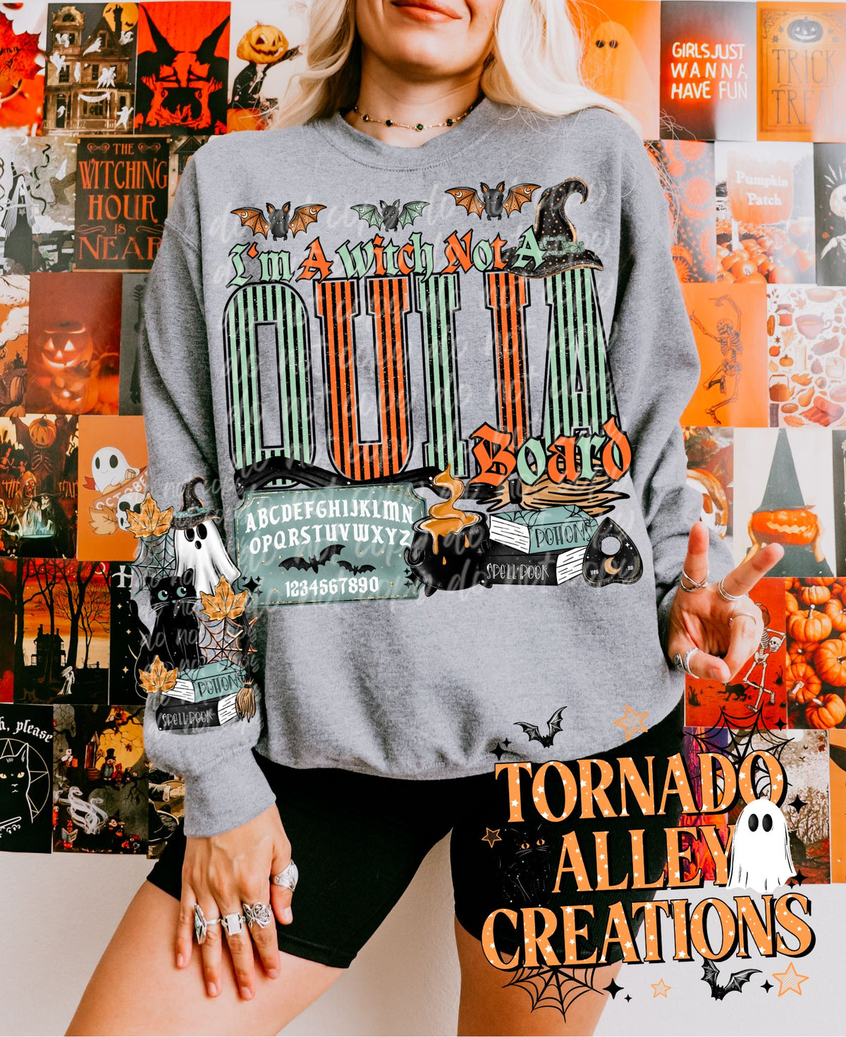 Witch Not a Ouija Board Crewneck
