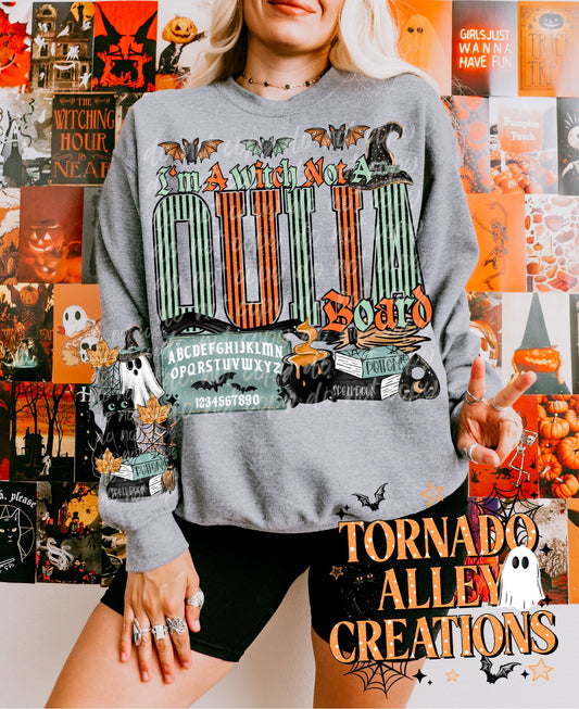 Witch Not a Ouija Board Crewneck