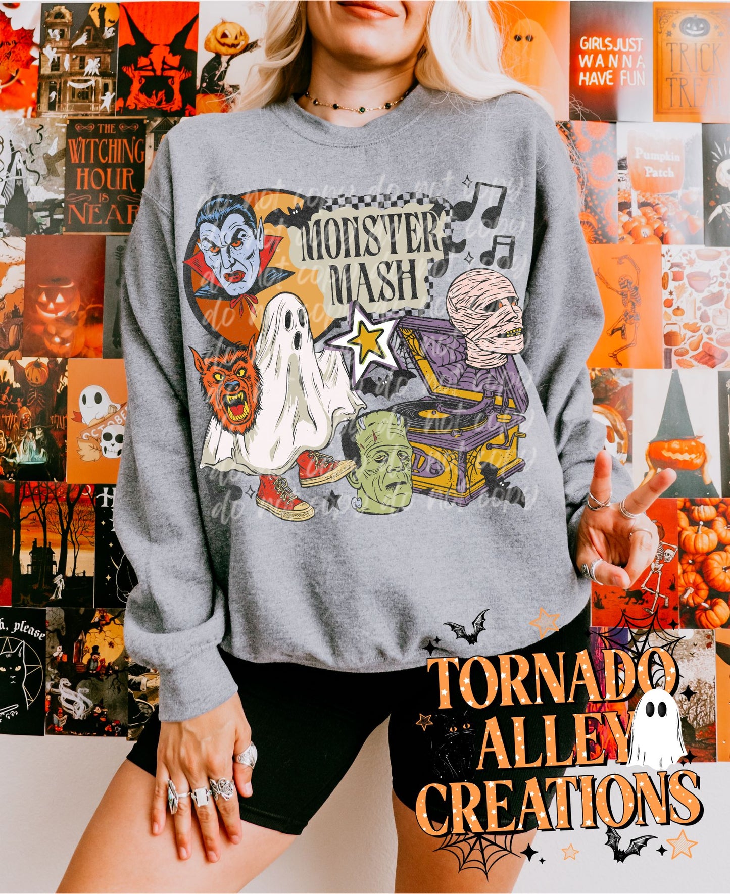 Retro Monster Crewneck