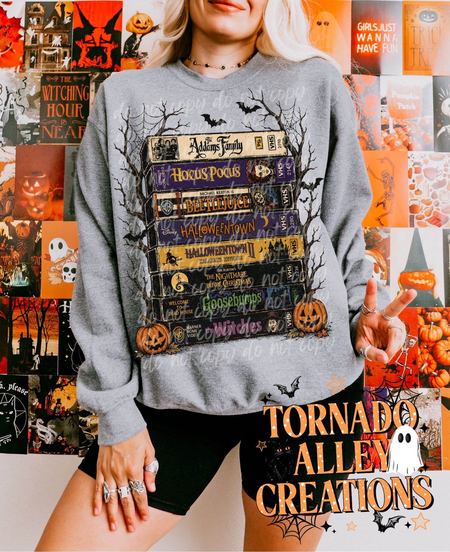 Spooky Movies Crewneck