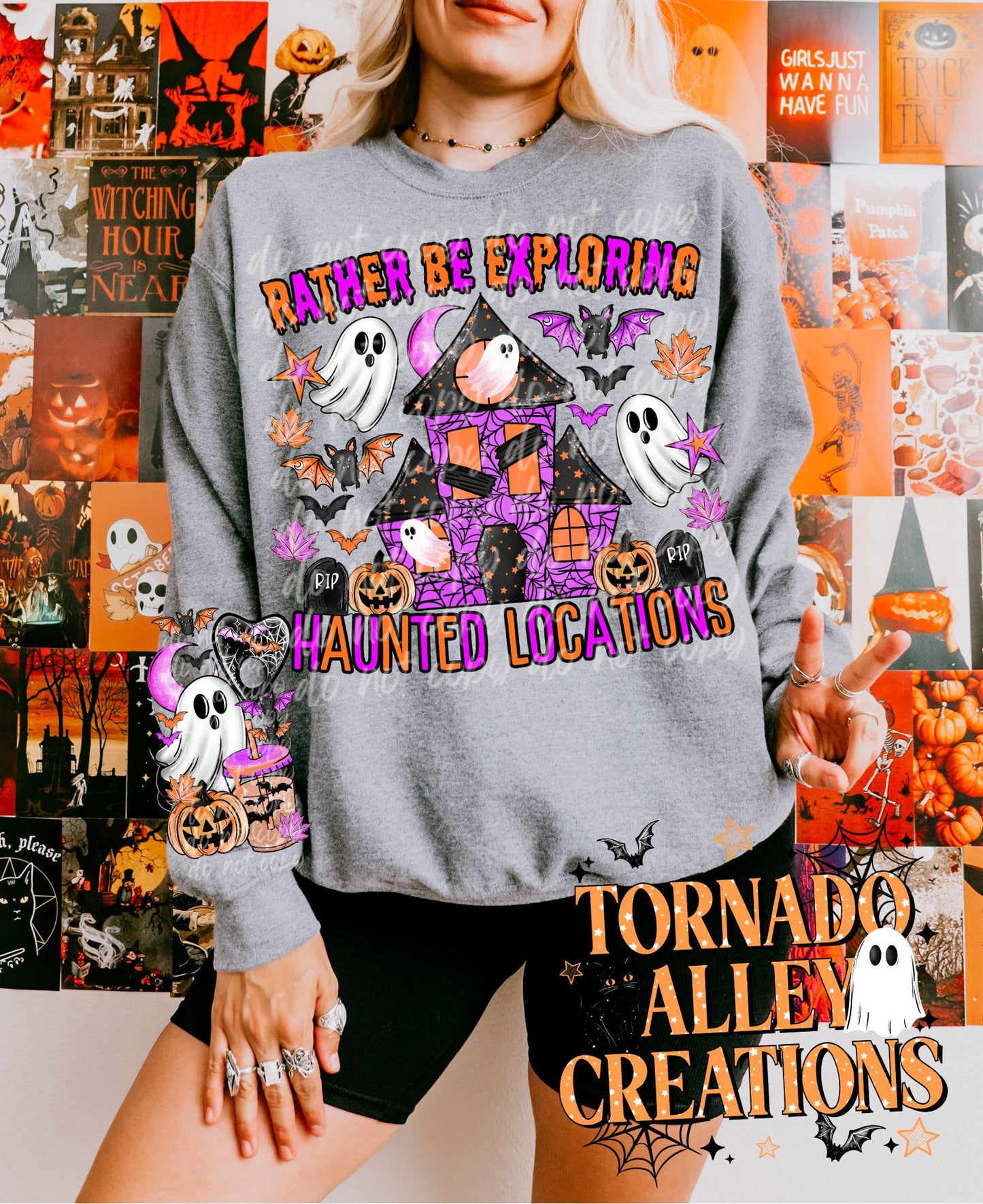 Haunted Locations Crewneck