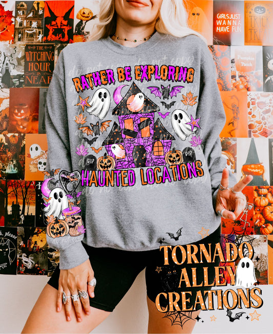 Haunted Locations Crewneck