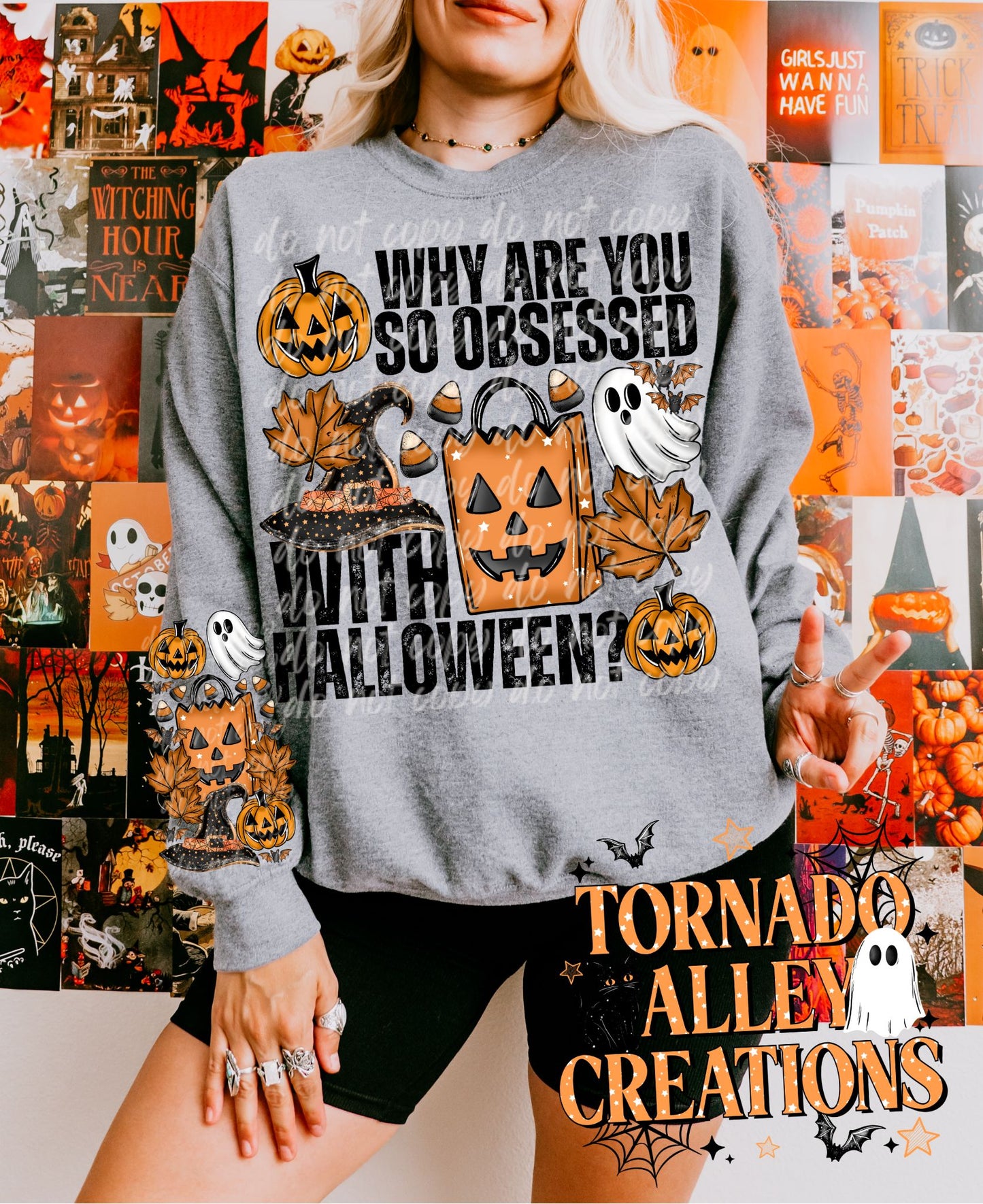 Obsessed with Halloween Crewneck