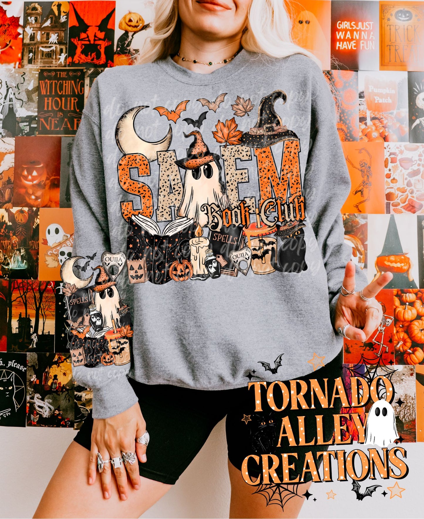Salem Book  Club Crewneck