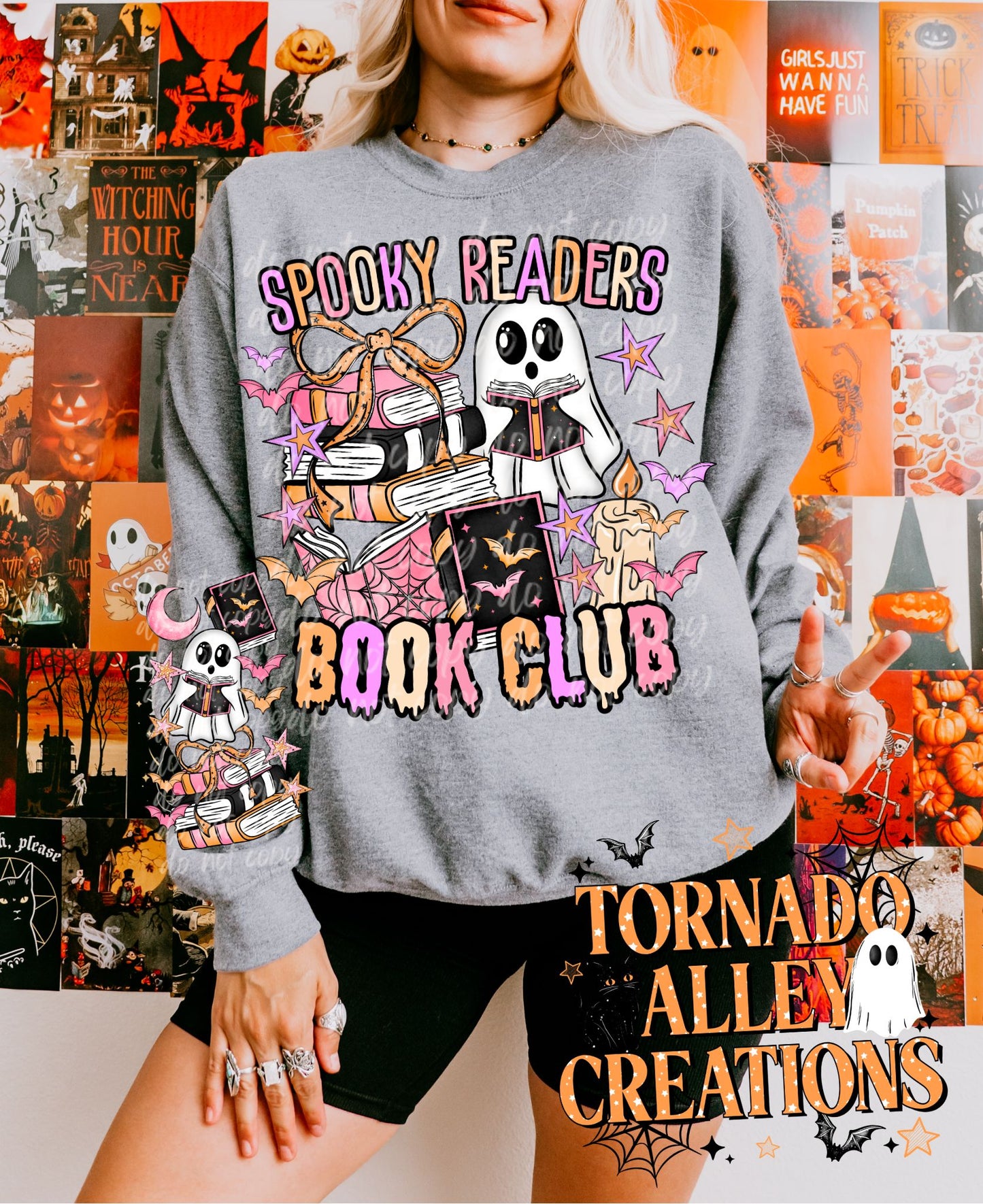 Spooky Readers Book Club Crewneck