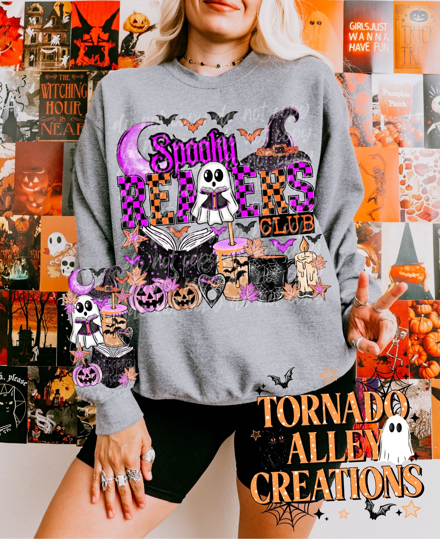 Spooky Readers Club Crewneck