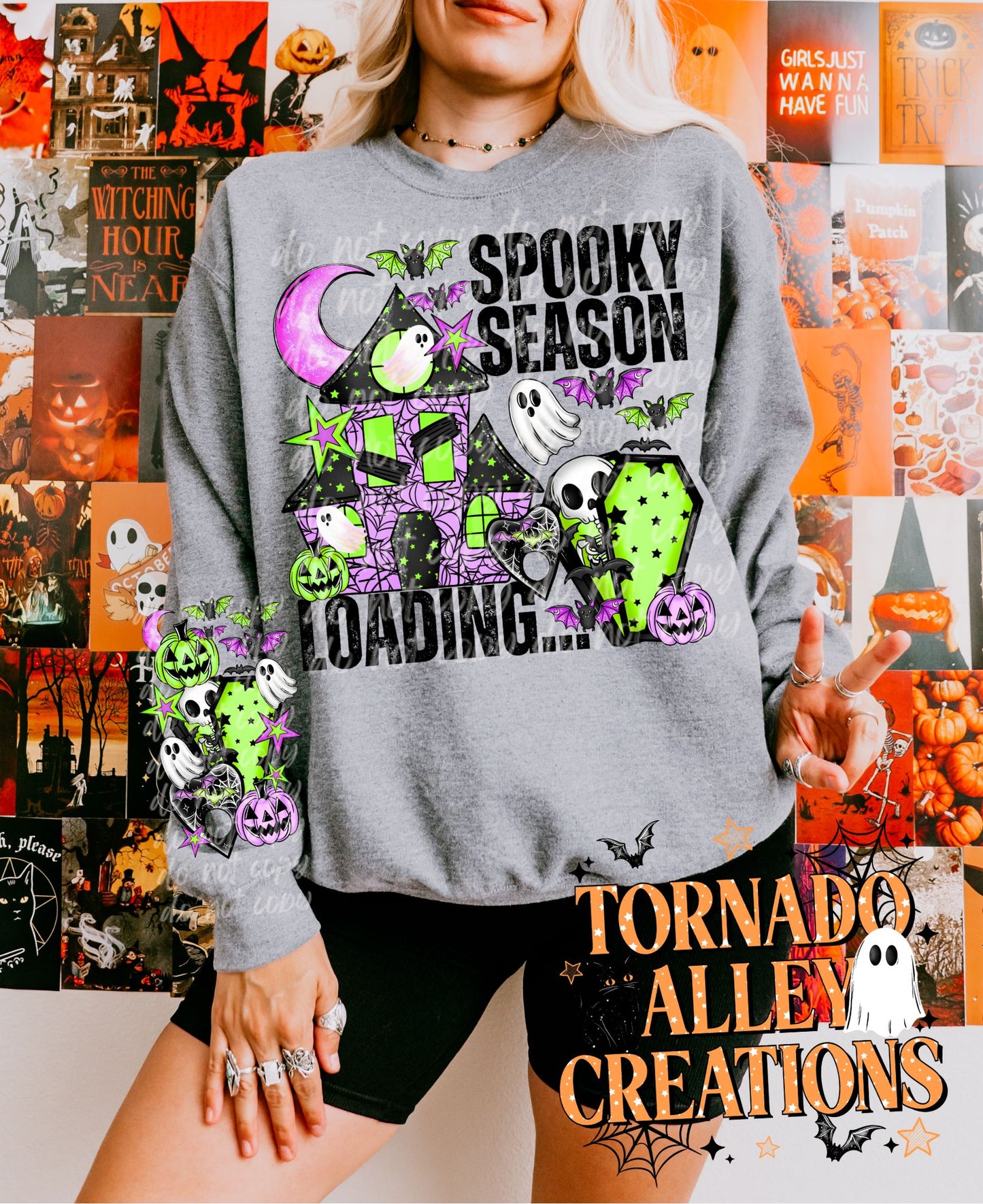 Spooky Season Loading Crewneck