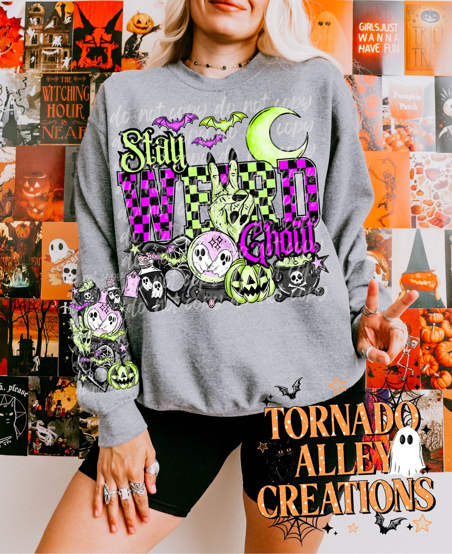 Stay Weird Ghoul Crewneck
