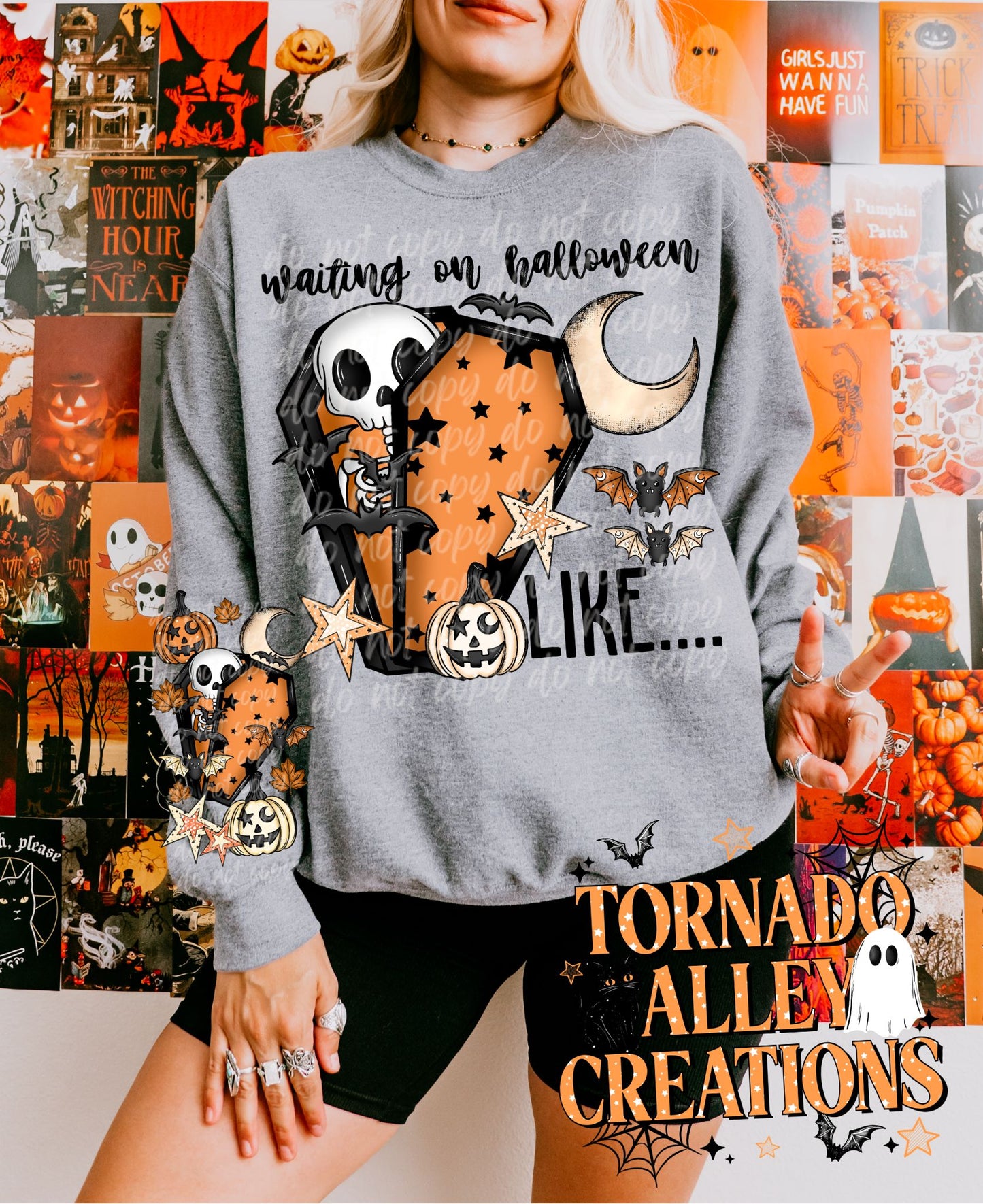 Waiting on Halloween Like Crewneck
