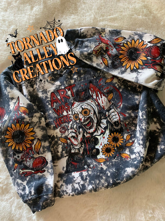 Horror Sunflower Crewneck