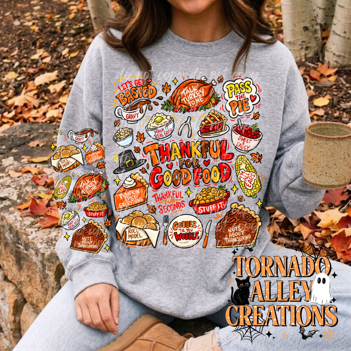 Thankful for Good Food Crewneck