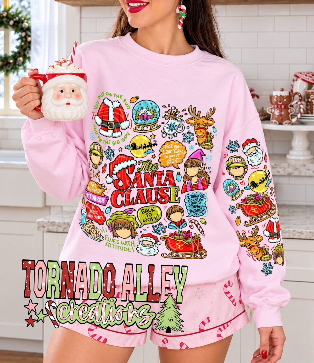 Santa Christmas Crewneck