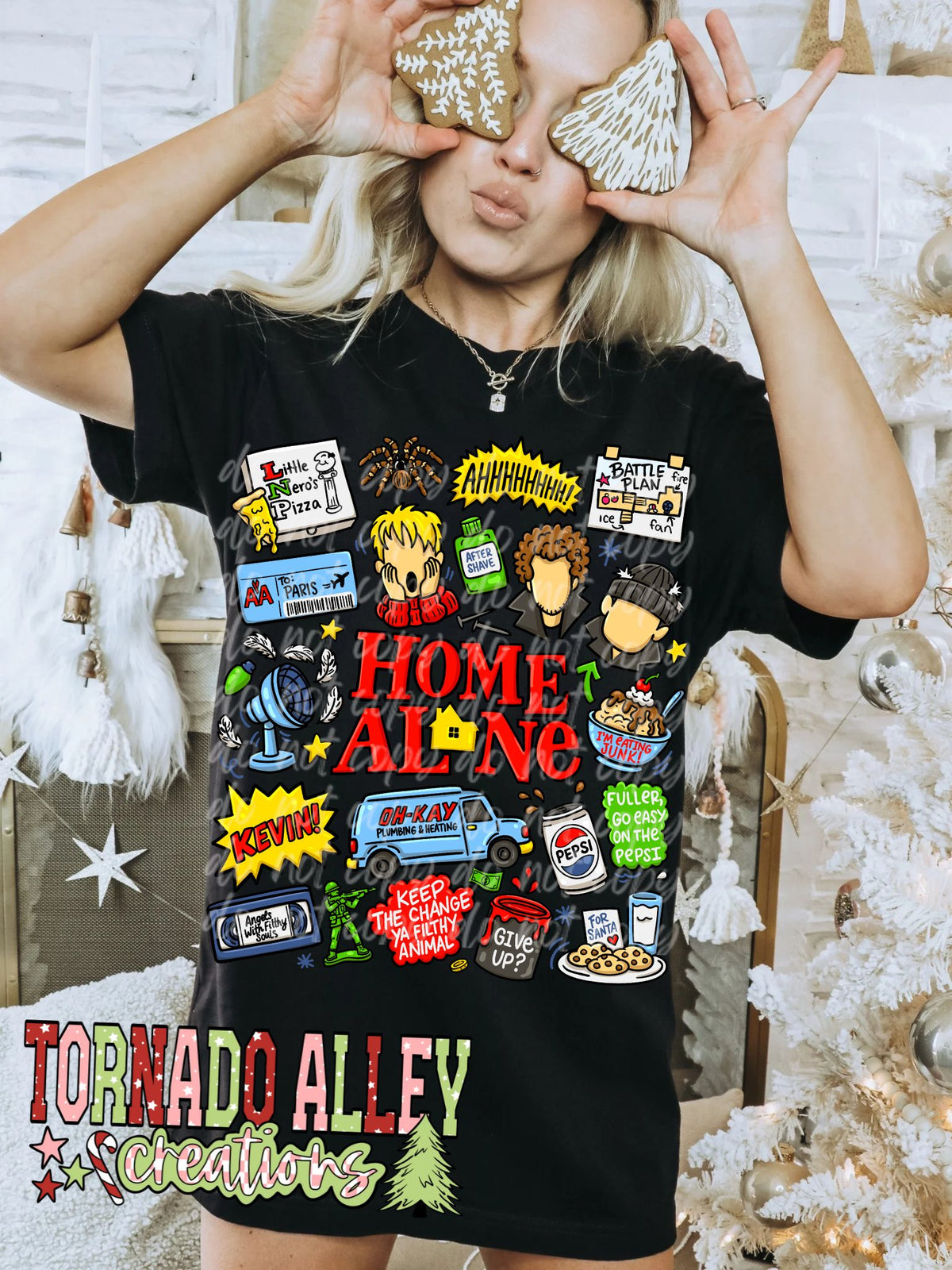 Home Christmas Tee