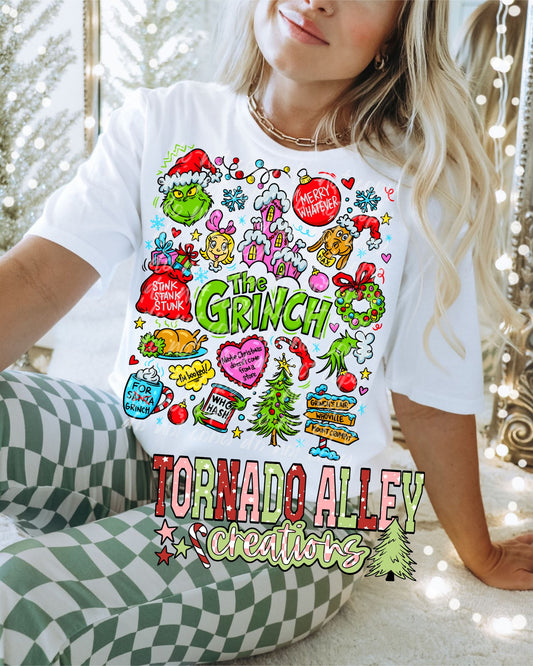 Green Guy Christmas Tee