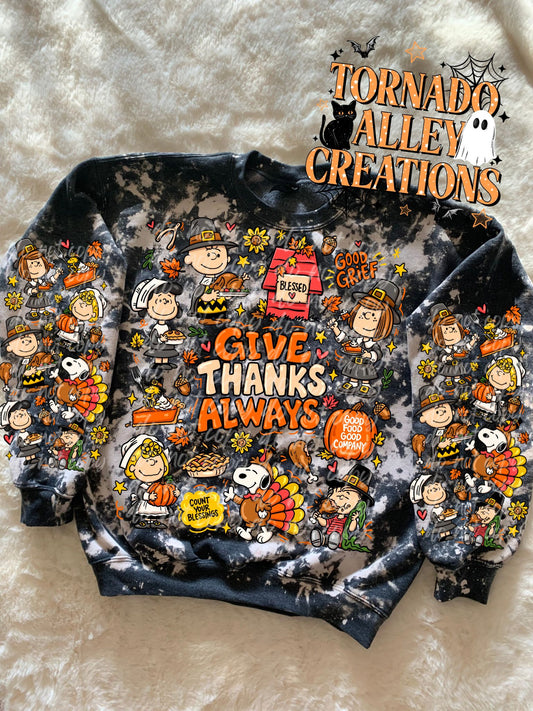 Give Thanks Always Crewneck