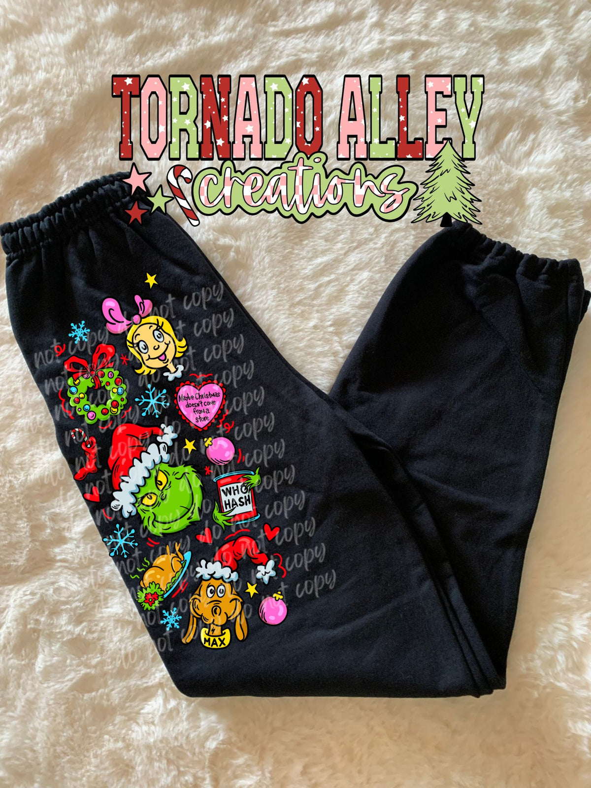 Green Guy Christmas Sweatpants