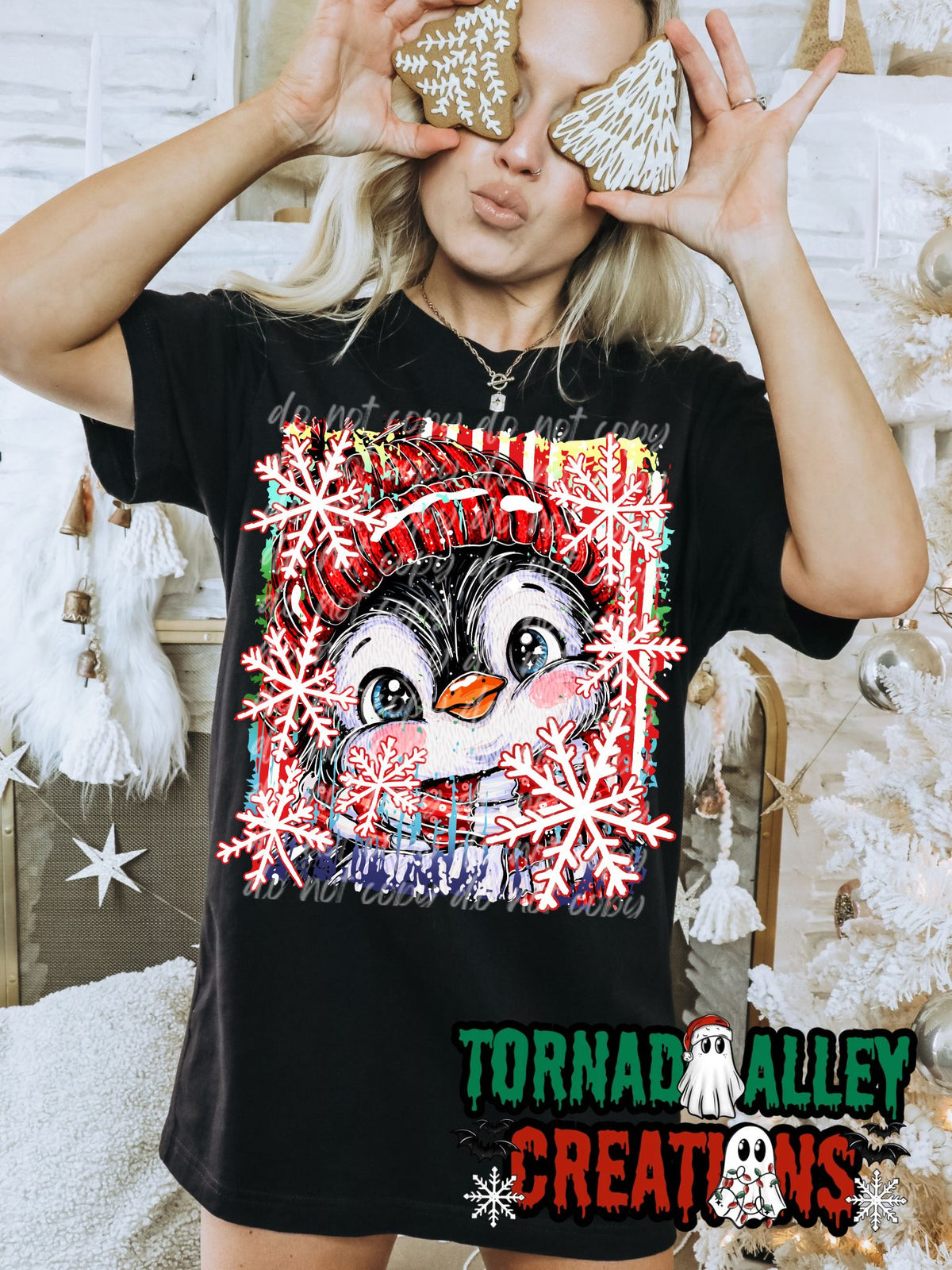 Penguin Snowflake Tee