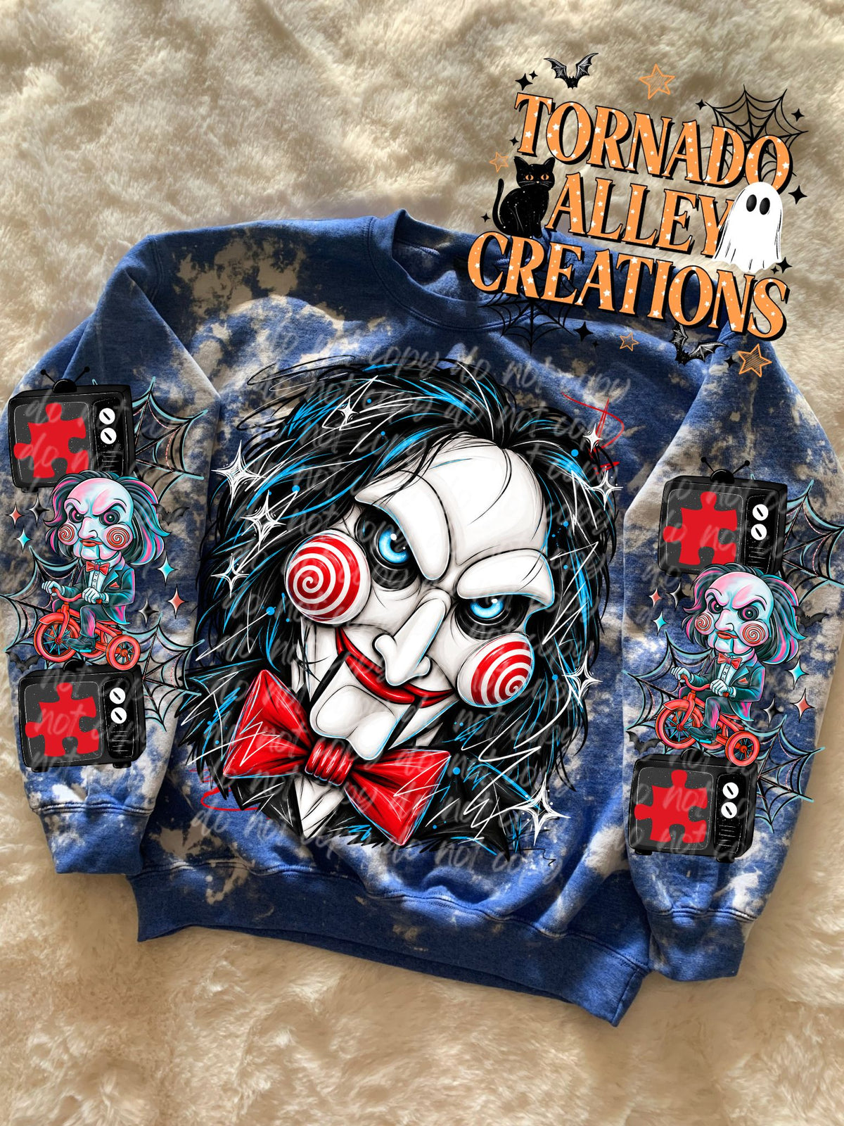 Spooky Puzzle Sketch Crewneck