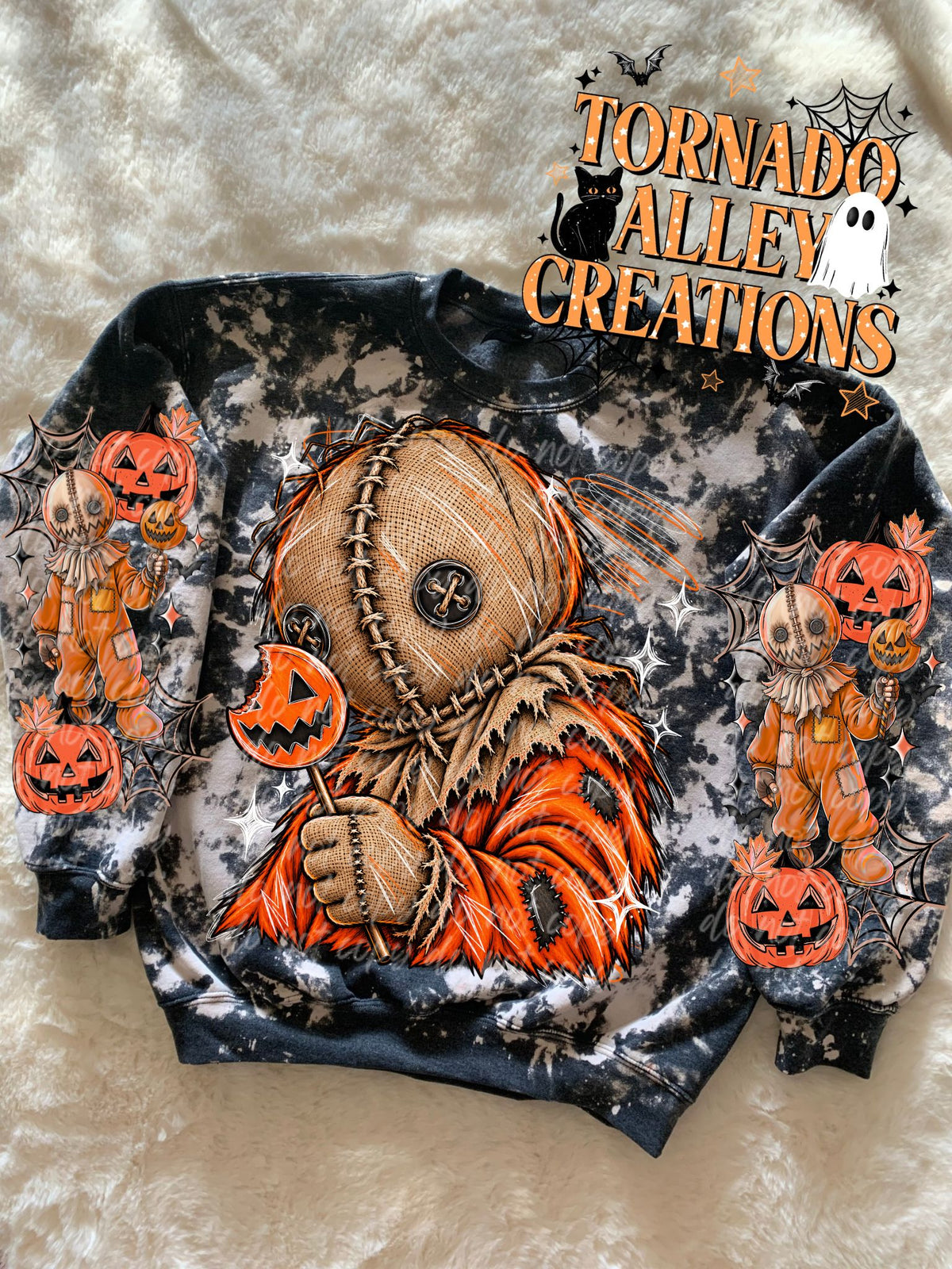 Horror Halloween Sketch Crewneck