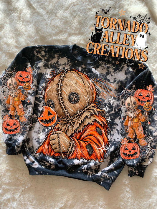 Horror Halloween Sketch Crewneck
