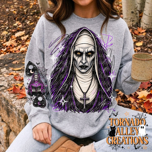 Horror Haunting Sketch Crewneck