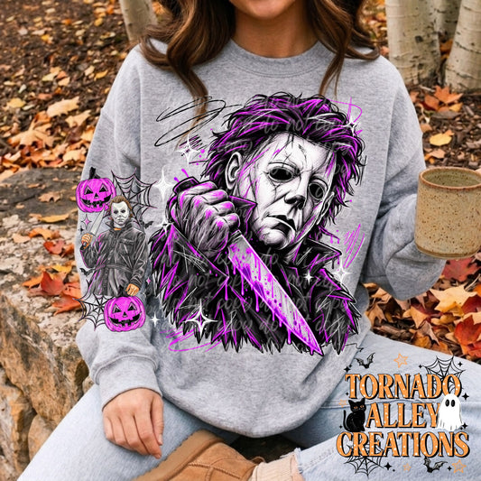 Slasher Halloween Sketch Crewneck