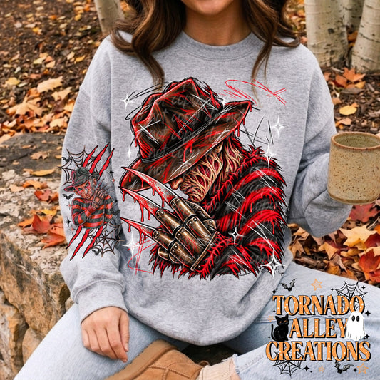 Nightmare Slasher Sketch Crewneck