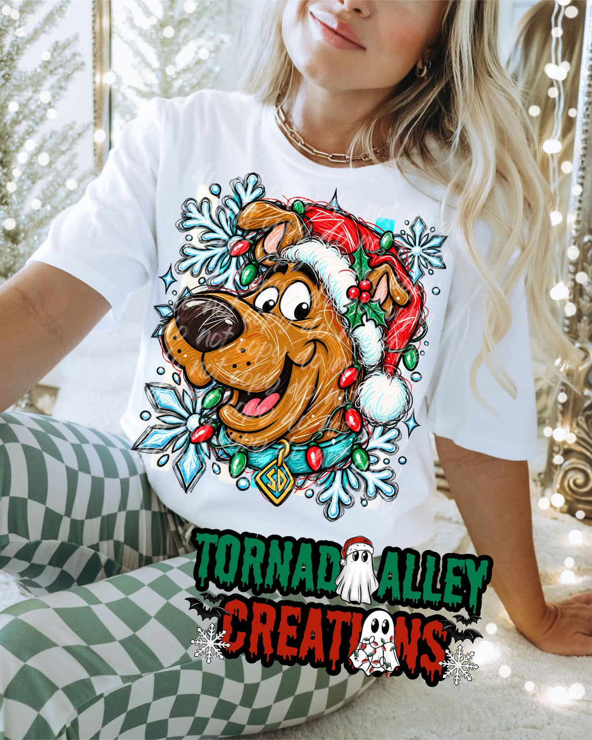 Mystery Snowflake Christmas Tee