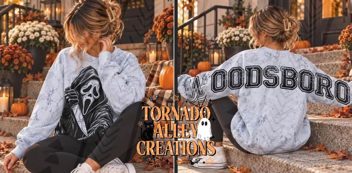 Ghost Woods Colorblast Crewneck
