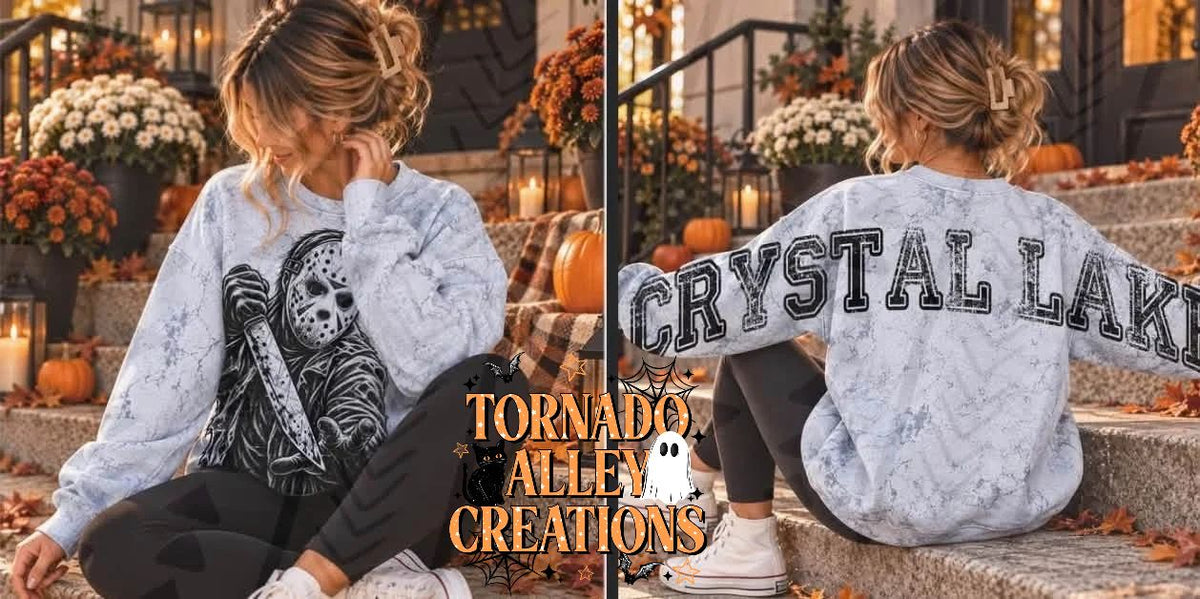 Hockey Guy Crystal Colorblast Crewneck
