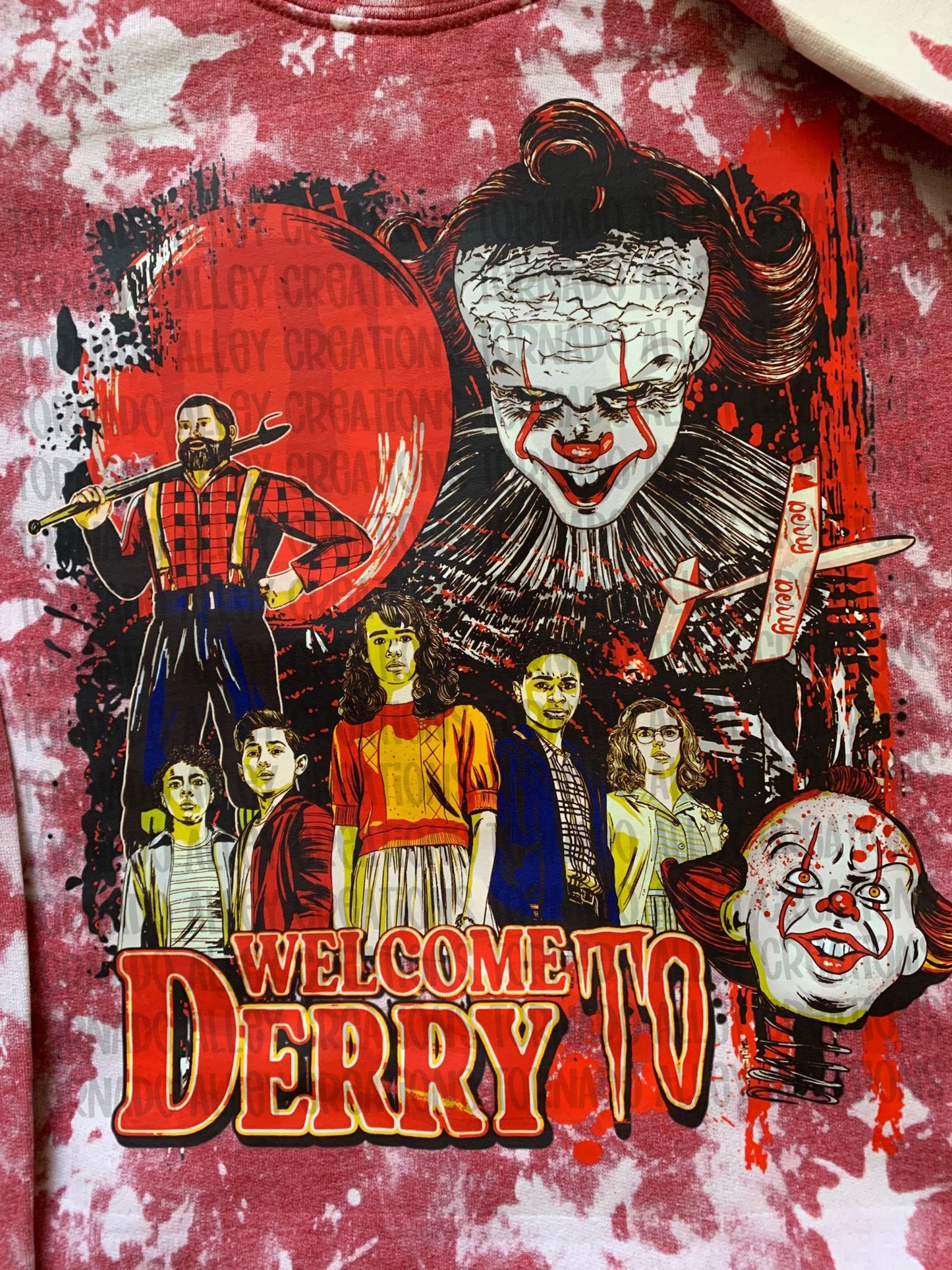 Retro Spooky Clown Crewneck