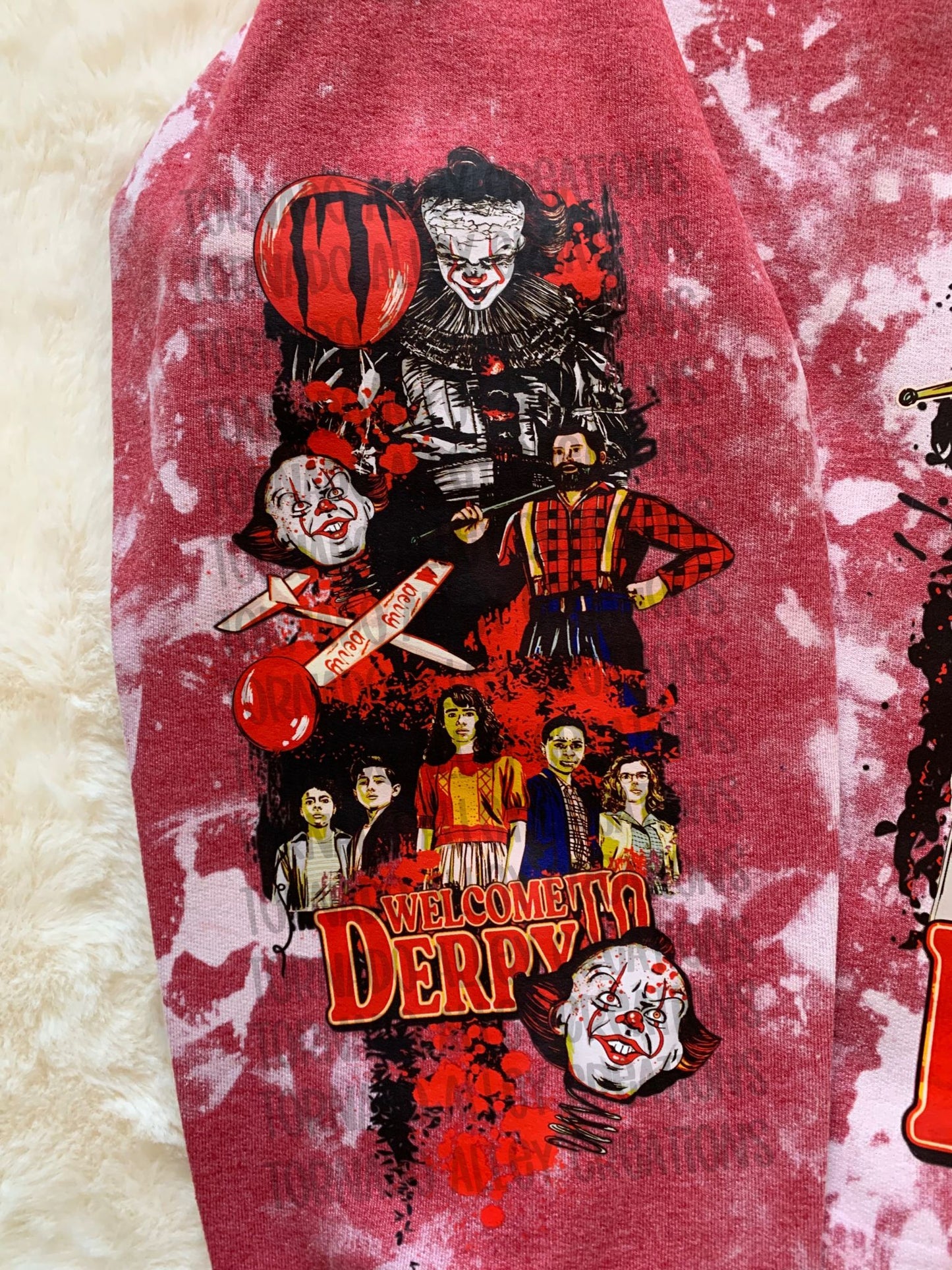 Retro Spooky Clown Crewneck