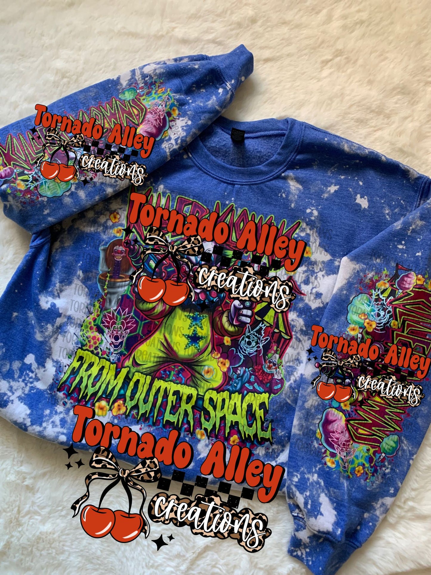 Spooky Space Clown Crewneck