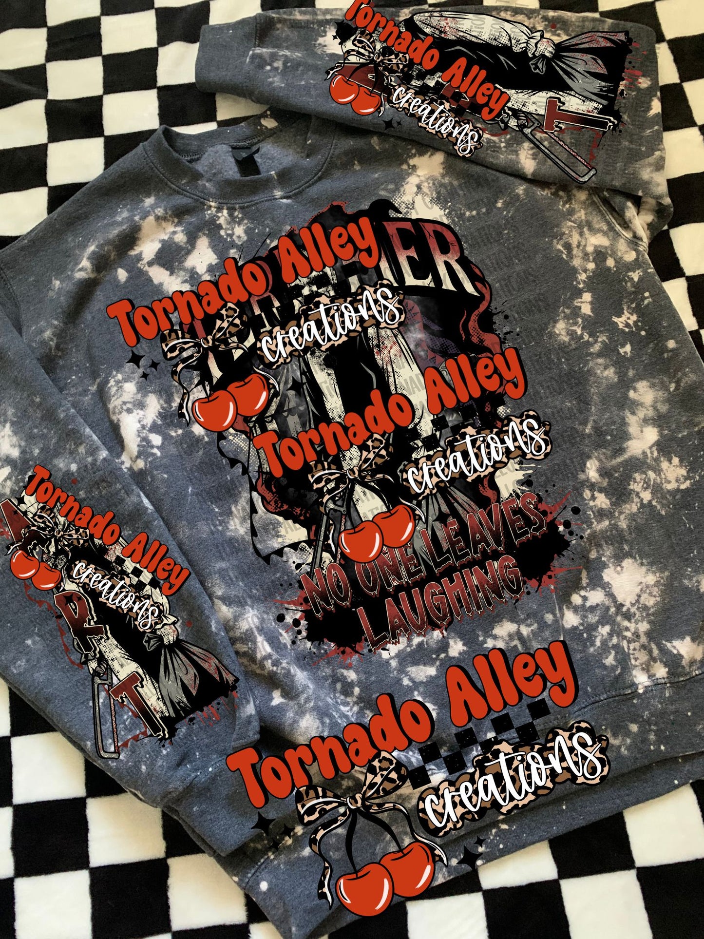 No One Leaves Laughing Crewneck