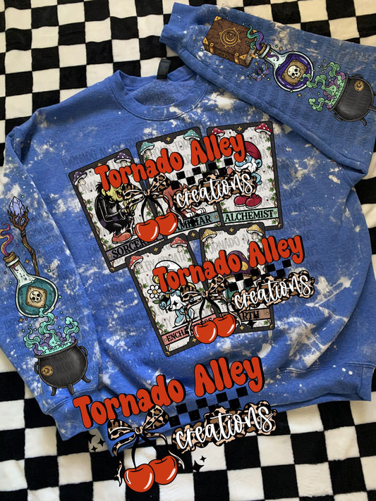 Cute Vintage Tarot Crewneck