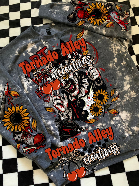 Horror Sunflower Crewneck