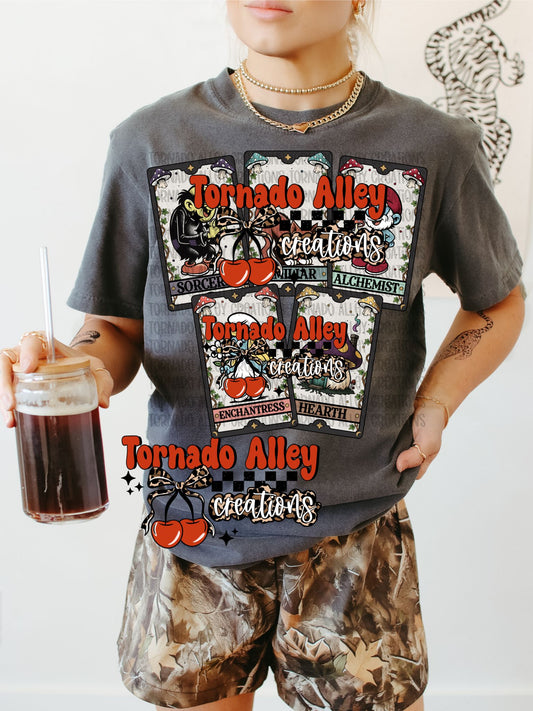 Cute Vintage Tarot Tee