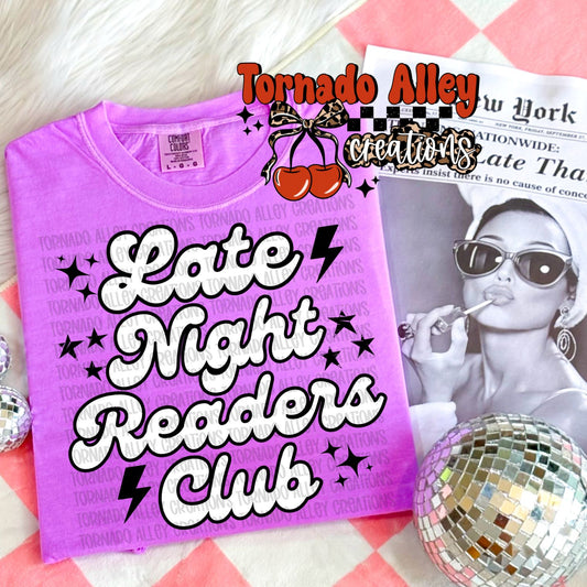 Late Night Reader's Club Tee