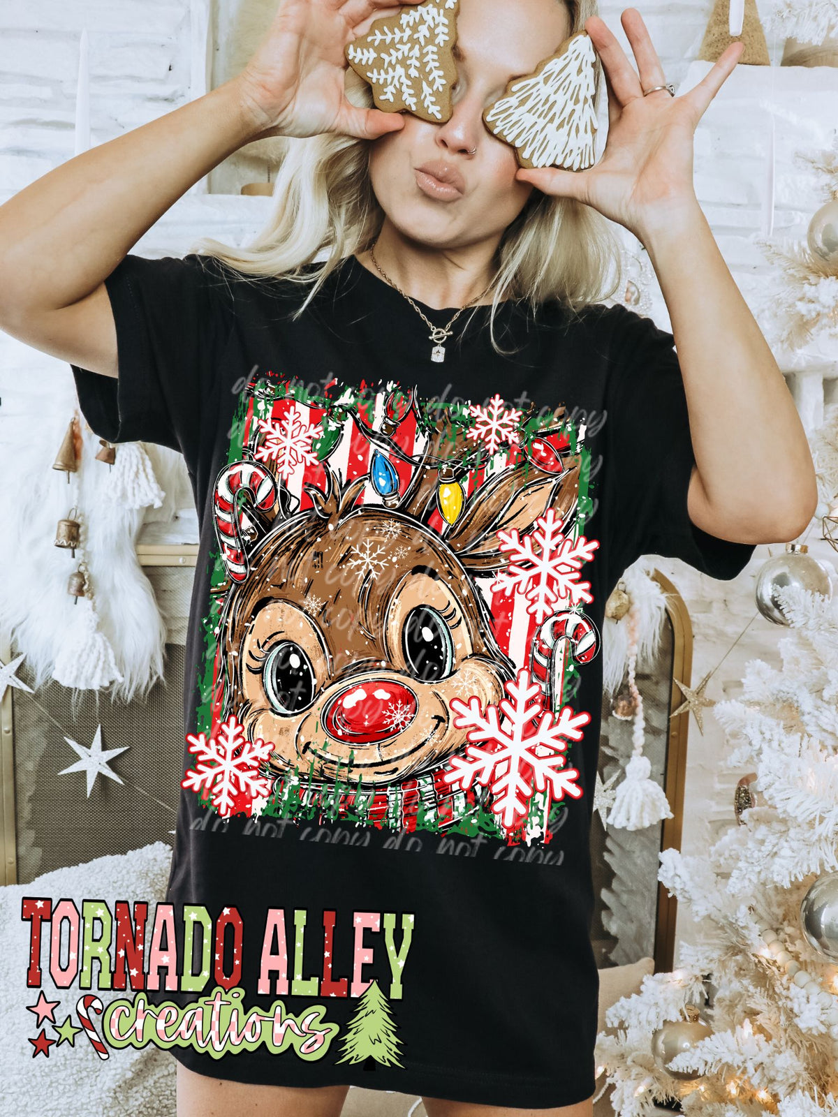 Reindeer Snowflake Tee