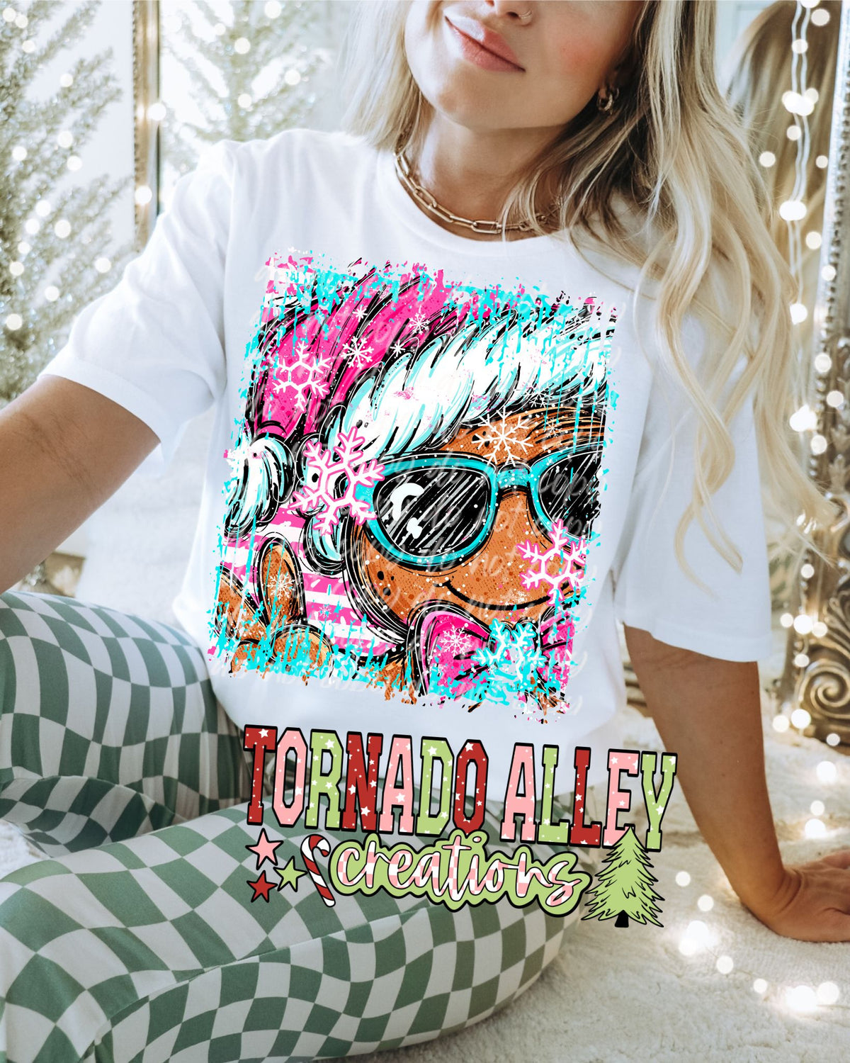 Snowflake Gingerbread Tee