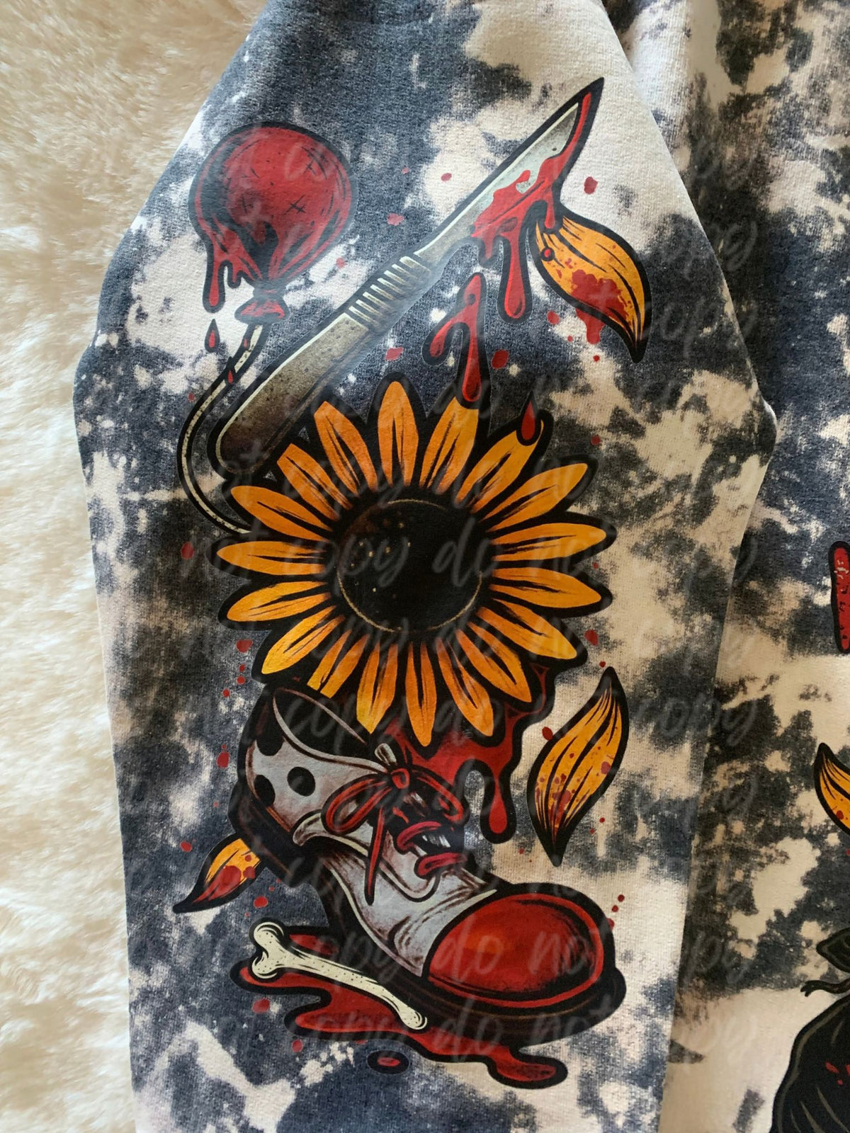Horror Sunflower Crewneck