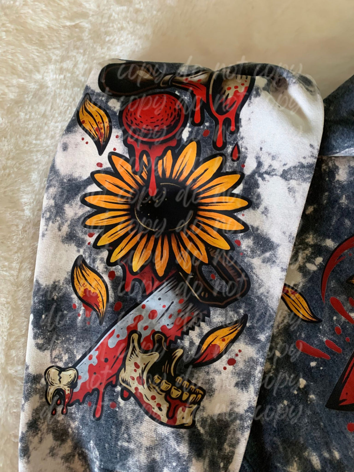 Horror Sunflower Crewneck