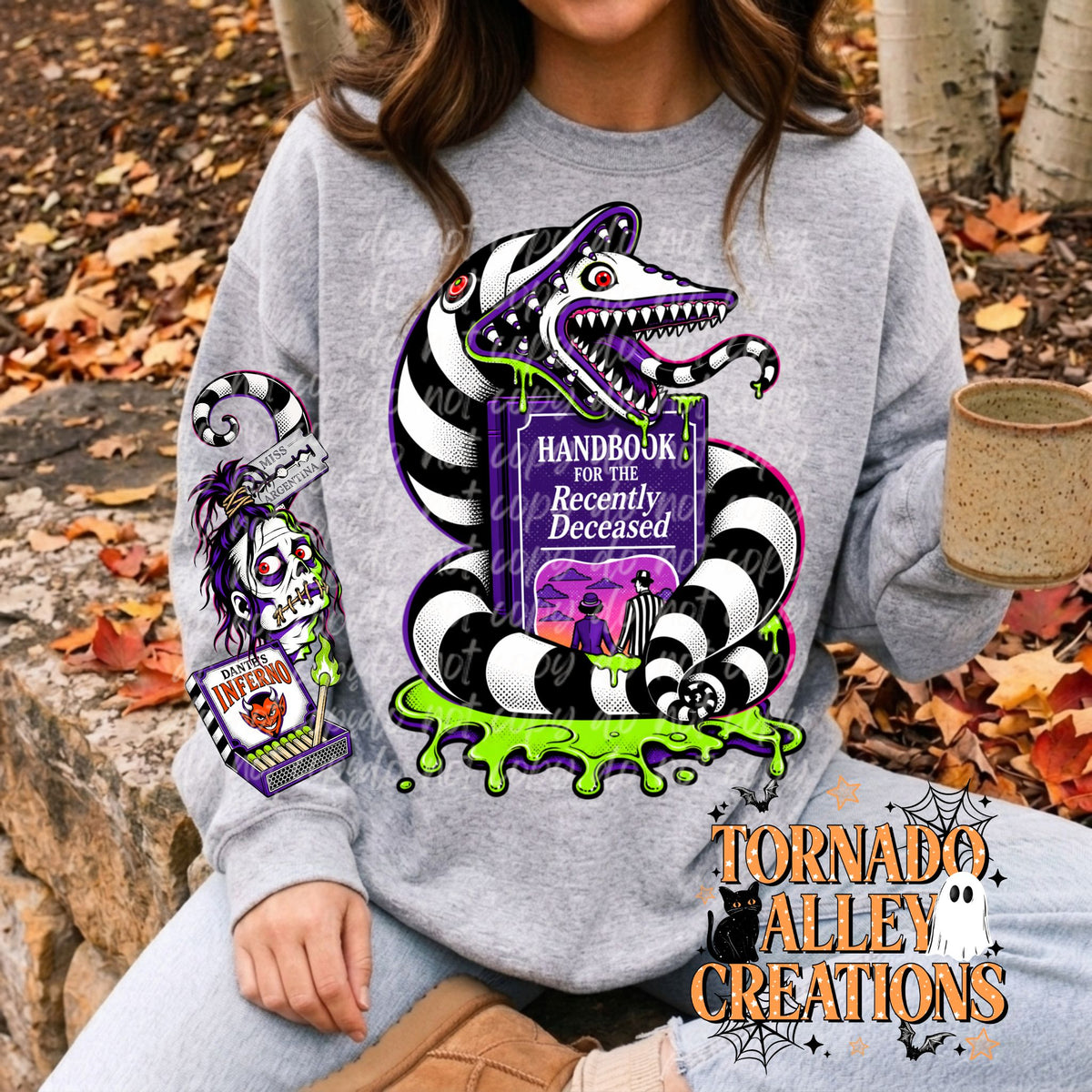 Spooky Beetle Snake Crewneck