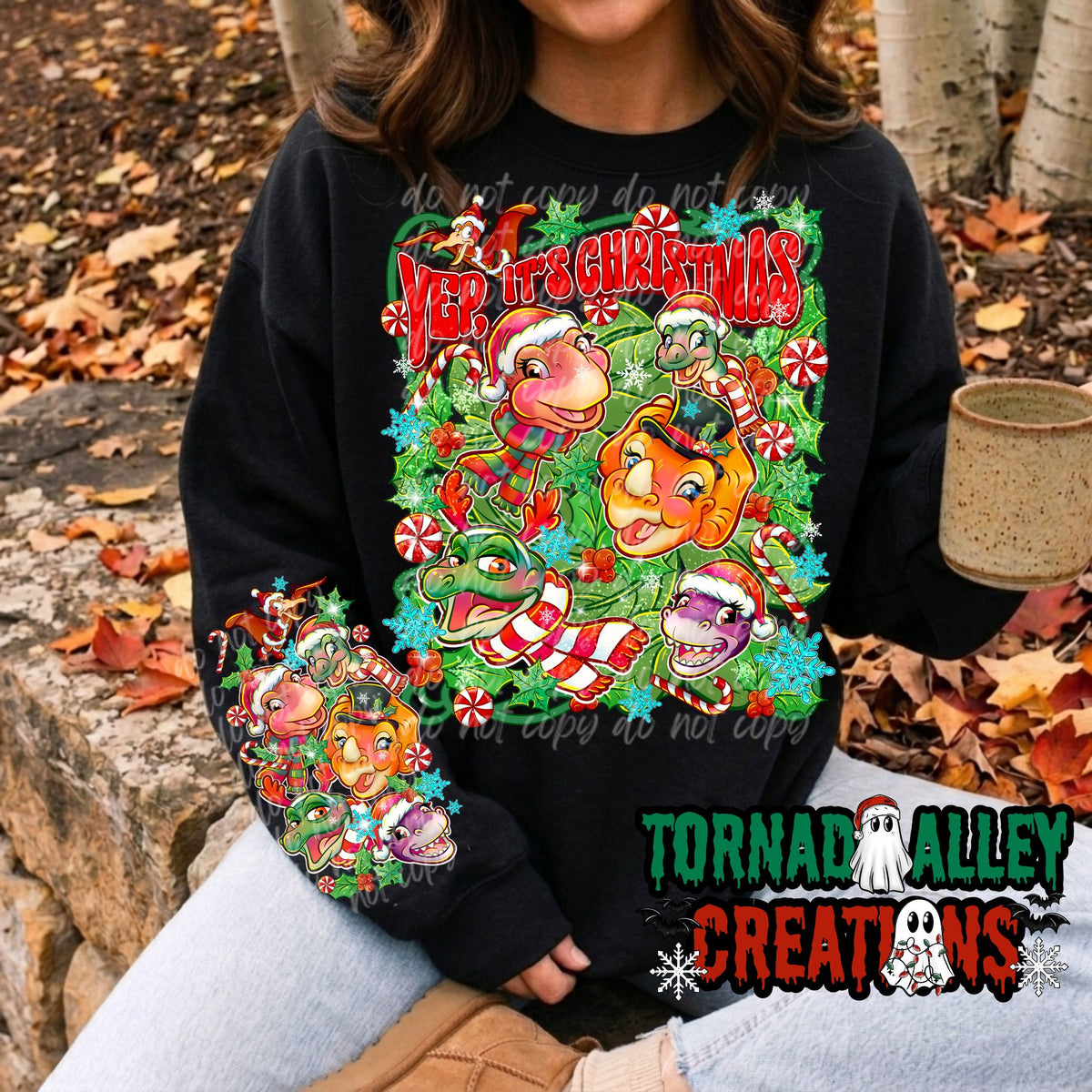 Dino Christmas Crewneck