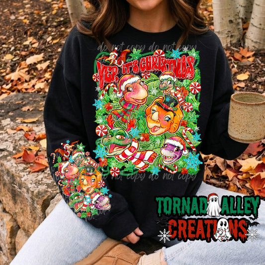 Dino Christmas Crewneck