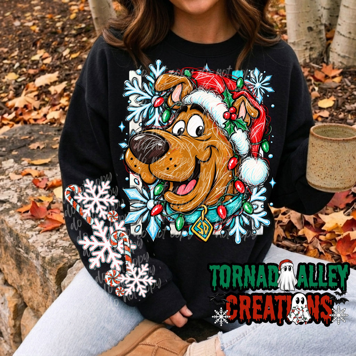 Mystery Snowflake Christmas Crewneck